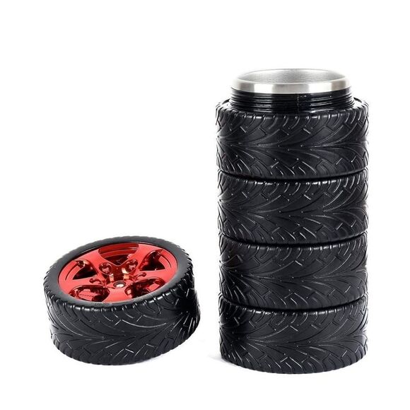 Tire Wheel Rim Cup Thermos Car - Picture 2 of 7